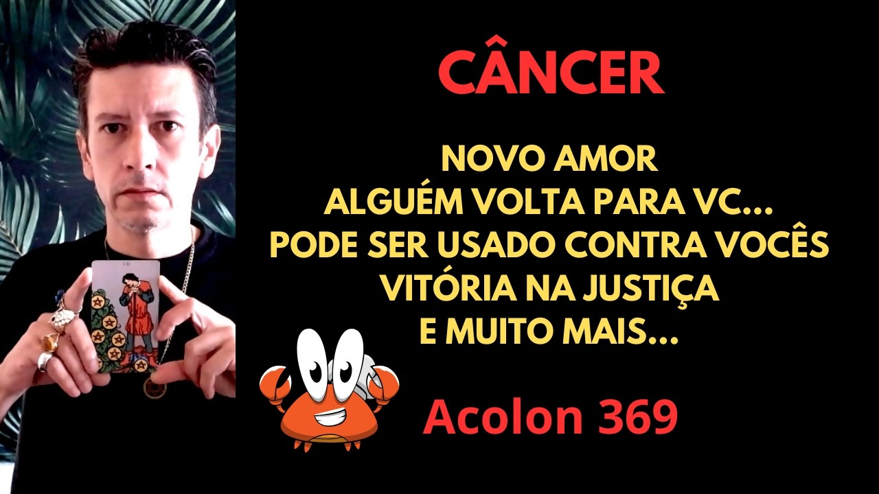 Câncer - Vitória na Justiça, Novo amor #baralhocigano #tarot #cancer #signodecancer #magia #taro
