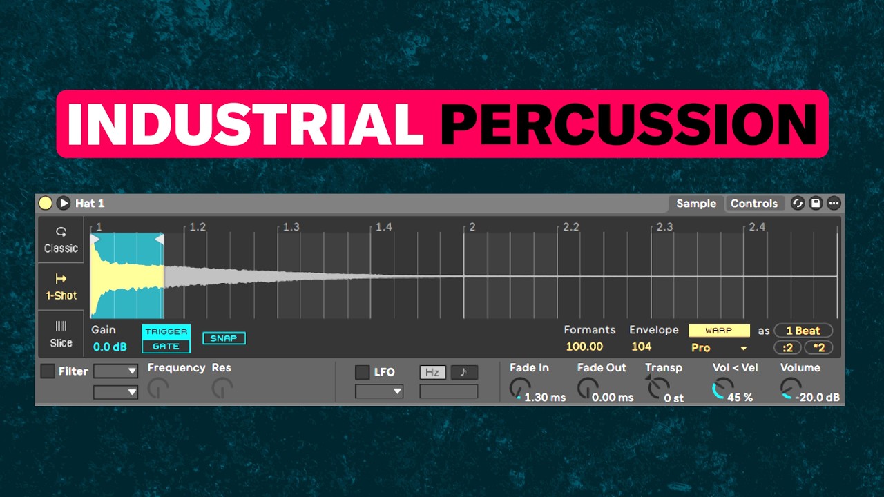How To Make Industrial Techno Percussion: 5 Hacks