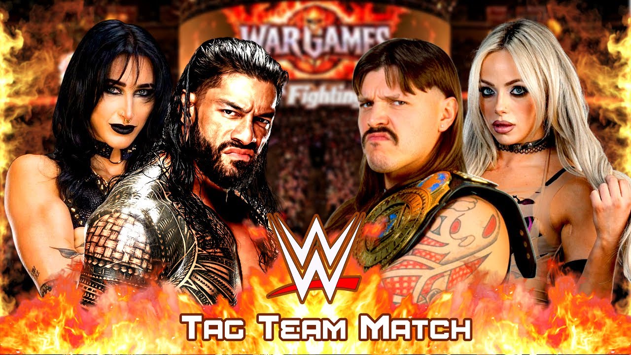 Матч командных боев WWE: Риа Рипли и Роман Рейнс против Лив Морган и Доминика Мистерио, 06.02.202...