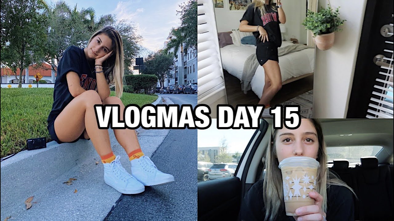 VLOGMAS DAY 15: working on secret projects & meeting followers!!!