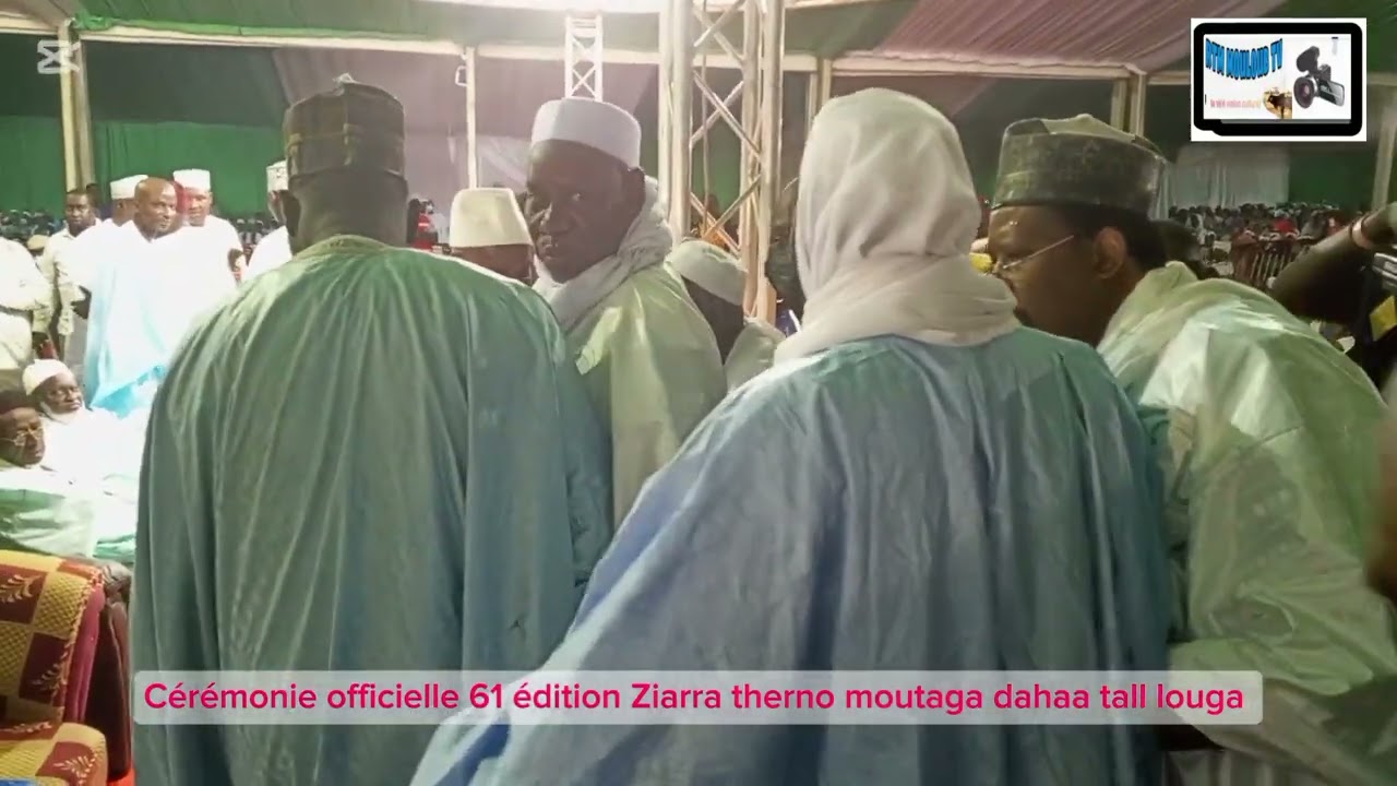 Cérémonie officielle 61 édition Ziarra therno moutaga dahaa tall louga