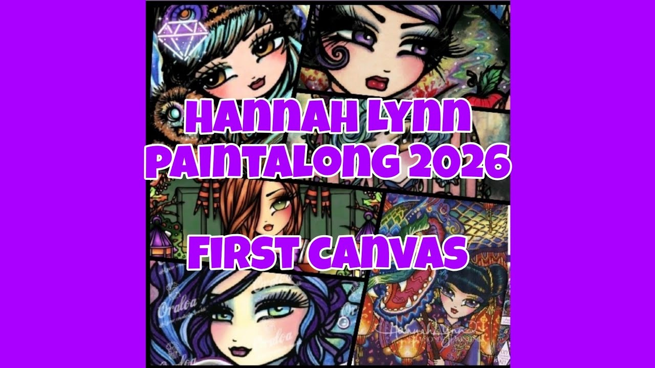 Hannah Lynn Diamond Painting Challenge 2026 - Unboxing First Canvas - #hldpchallenge2026