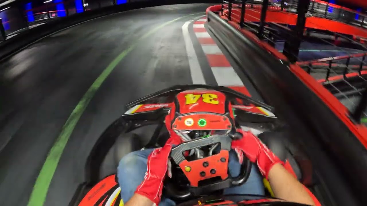 R1 Indoor Karting 5/26/24 - Race #2: More carnage, and I got spun.