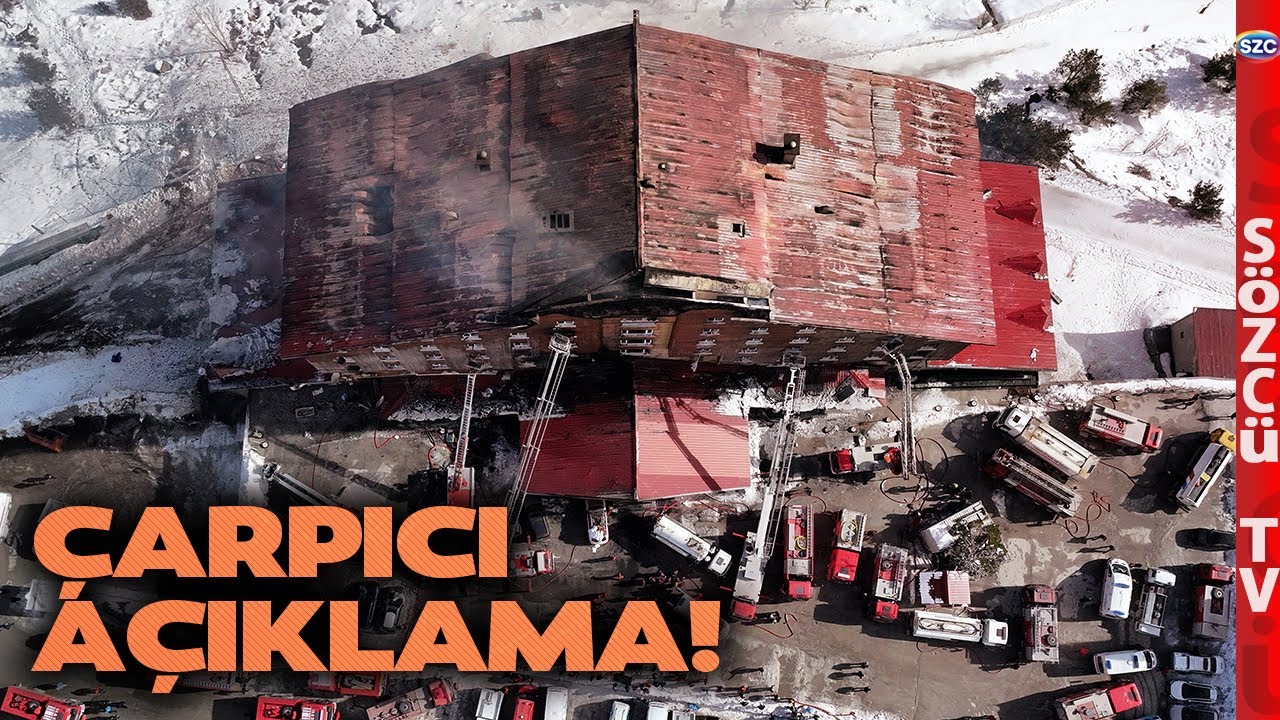 Yangın Uzmanından Bolu'daki Otel Yangınına İlişkin Çarpıcı Açıklama! Yangın Merdiveni...