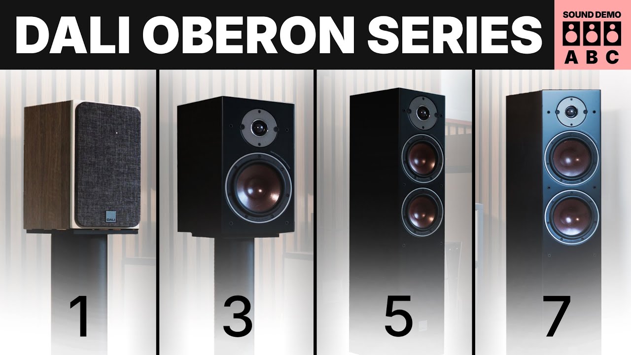 Dali Oberon 1 vs Oberon 3 vs Oberon 5 vs Oberon 7 Sound Demo | The New Sound