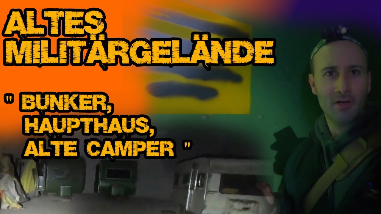 👻 Ehemalige Militäranlage, Sonderwaffenlager der Nato bei Nacht - Lost Place⚠️