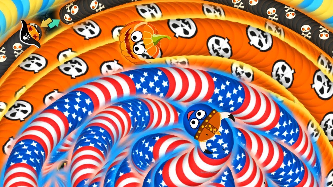 Wormate.io Best Trolling Pro Never Mess With Halloween Skins Update Wormateio Funny/Best Moments!