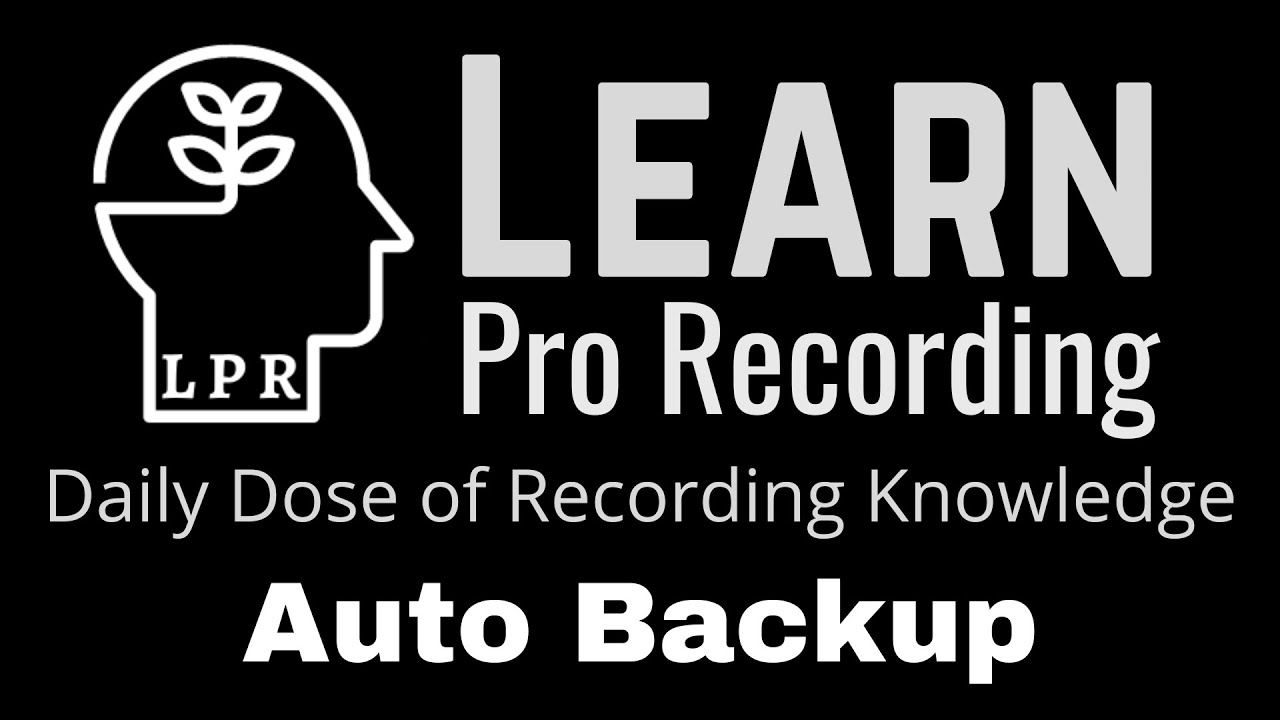 Auto Back Up Feature in Pro Tools