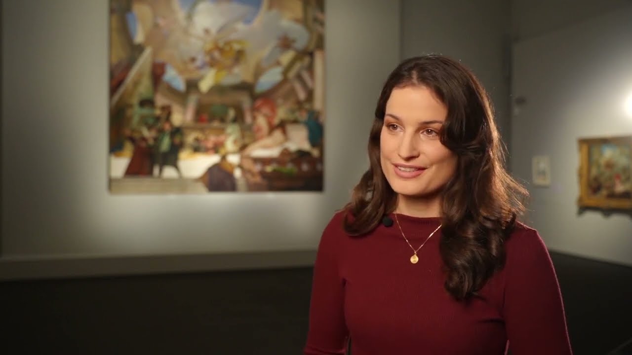 MUNKÁCSY BÉCSI FELKÉRÉSE | A Kunsthistorisches Múzeum mennyezetképének vázlata - a Szépművészetiben!