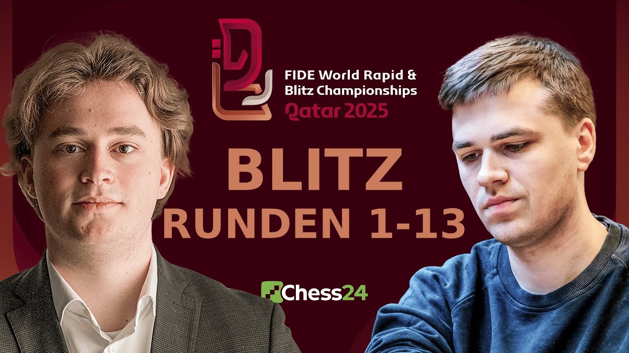 Kann ein Deutscher um die Top Platzierungen mitspielen? | FIDE Blitz WM 2025 | Tag 1