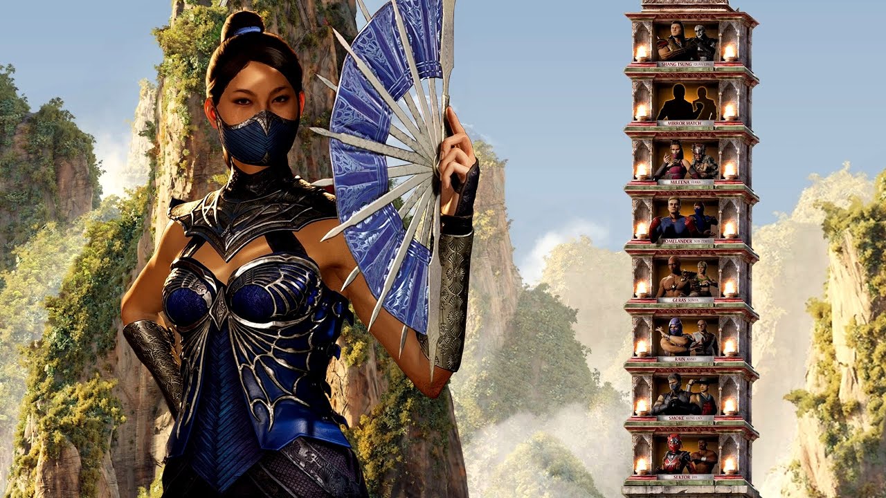 Mortal Kombat 1 - Kitana (MK2) Klassic Tower (VERY HARD) NO MATCHES LOST