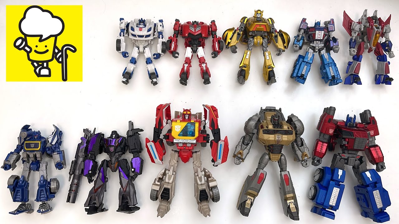 Transformers Fall of Cybertron Game Optimus Prime Bumblebee Megatron Blaster Grimlock ランスフォーマー 變形金剛