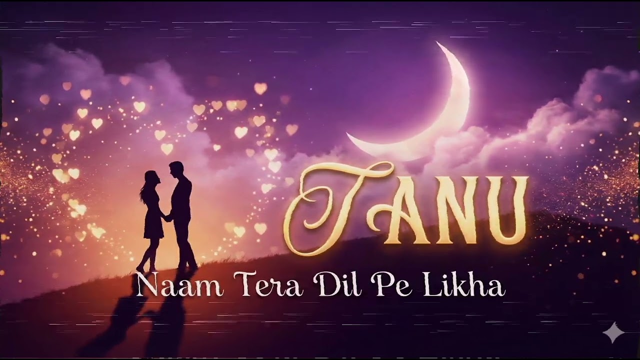 TANU ❤️ Naam Tera Dil Pe Likha | Romantic Love Song 2026