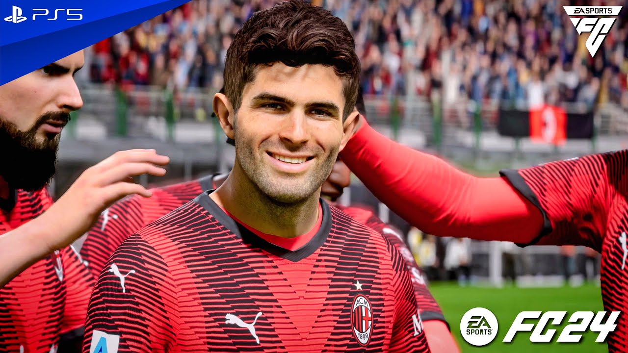 FC 24 — «Милан» — «Ювентус» — Серия А 23/24, полный матч на «Сан-Сиро» | PS5™ [4K60]