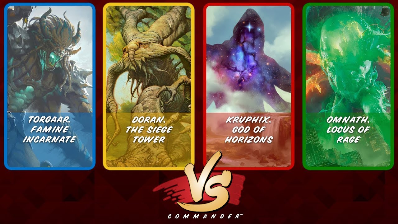 Commander VS S11E9: Torgaar vs Doran vs Kruphix vs Omnath