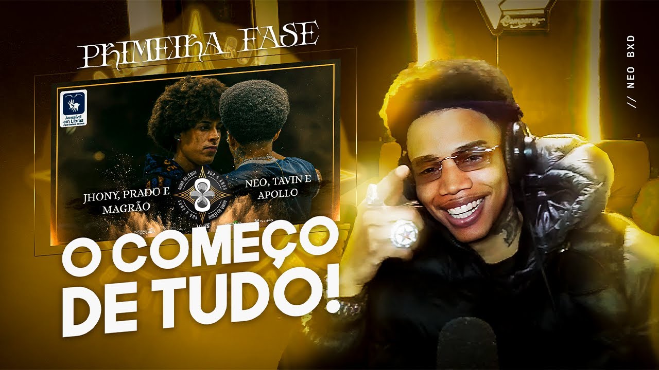 NEO REAGE (PERFOMANCE HIST&Oacute;RICA) - NEO, APOLLO E TAVIN x PRADO, JHONY E MAGR&Atilde;O - 2a FASE BDA 8 ANOS