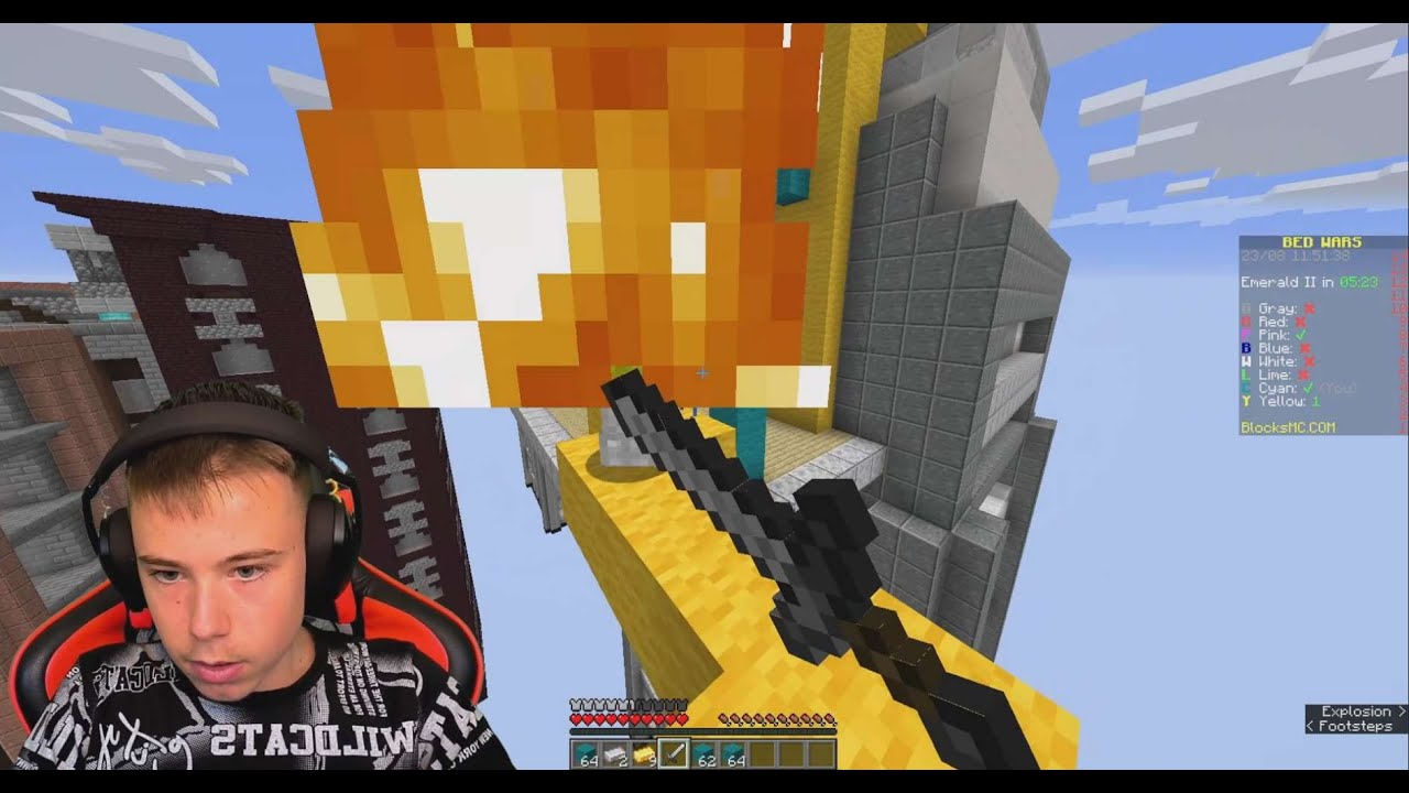 Minecraft bedwors,но играят като ботове