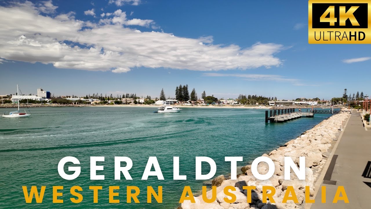 Geraldton, Western Australia Walking Tour | 4K 60FPS