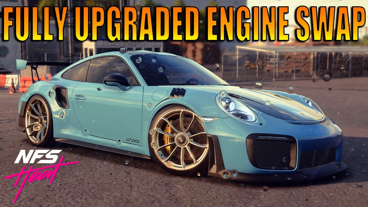 NFS Heat - PORSCHE 911 GT2 RS Best Engine Fully Upgraded 400+ Ultimate+ Parts