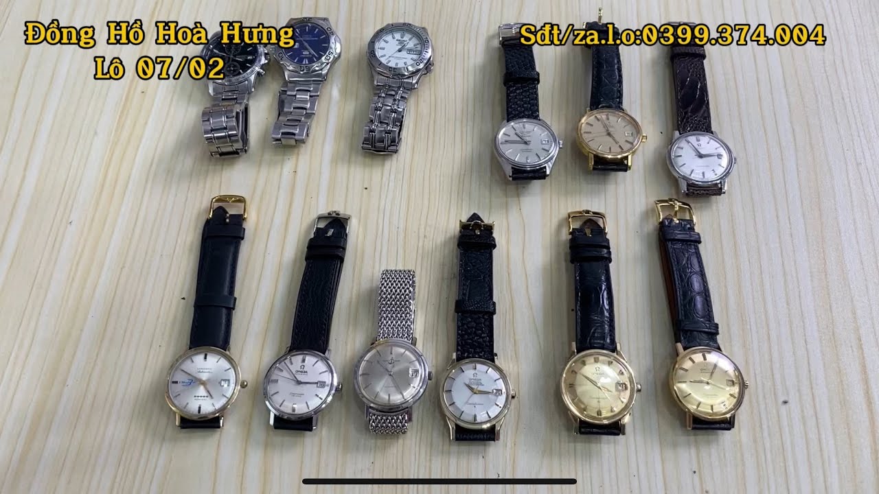 Đồng hồ cơ vintage lô 07/02/2026 sđt/za.l.o: 0399.374.004