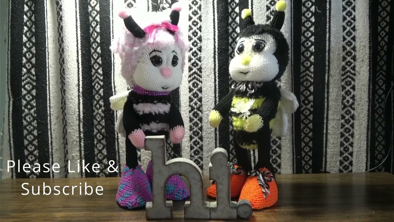 🐝Bumble Bee Attitudes - Rusty & Shirley Have Buzzed as One for 64 Years!   22-Pin Circular Knitting