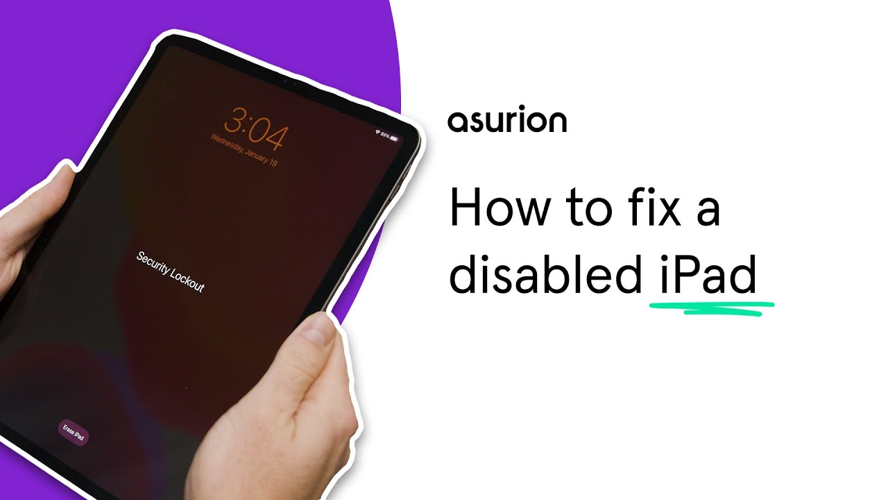 What to do if you're locked out of your iPad | Asurion