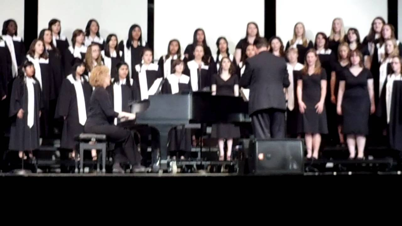 Treble choir and Girls jazz singing Annabel Lee