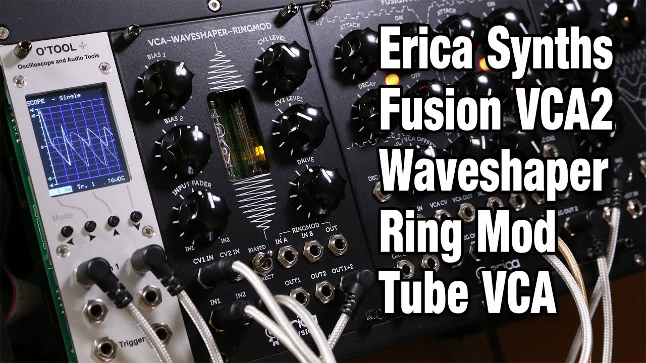 Erica Synths Fusion VCA2 Waveshaper, кольцевой модулятор и VCA