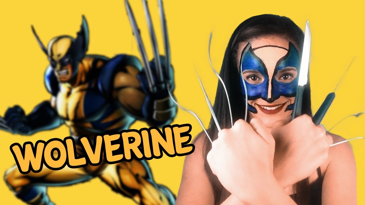 Máscara do Wolverine em 5 passos! - Você consegue fazer pintura de rosto