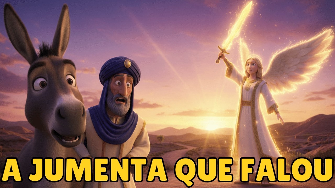 A JUMENTA QUE FALOU | BALAÃO | História Bíblica Infantil