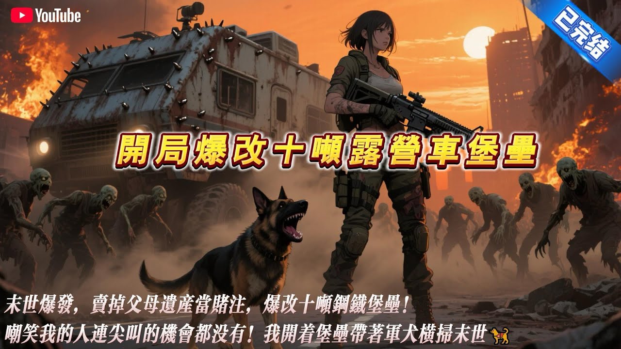 賣掉市中心房子換破車？瘋婆子狂刷信用卡改裝鋼鐵堡壘，6小時後全城變煉獄！🔥 末世生存改裝露營車囤物資#完结文 #一口氣看完 #末日爽文 #末日生存 