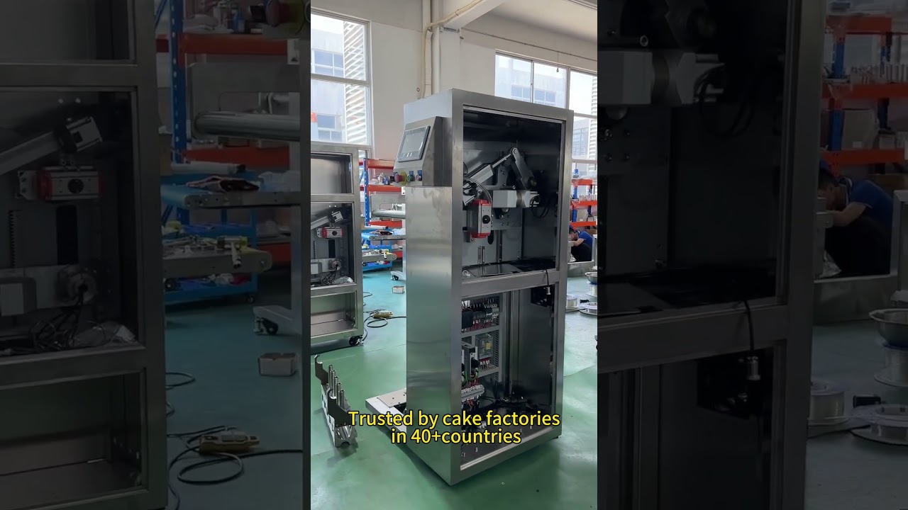 Trusted by cake factories in 40+ countries#cakefactory##bakeryequipment#cakefillingmachine#shorts