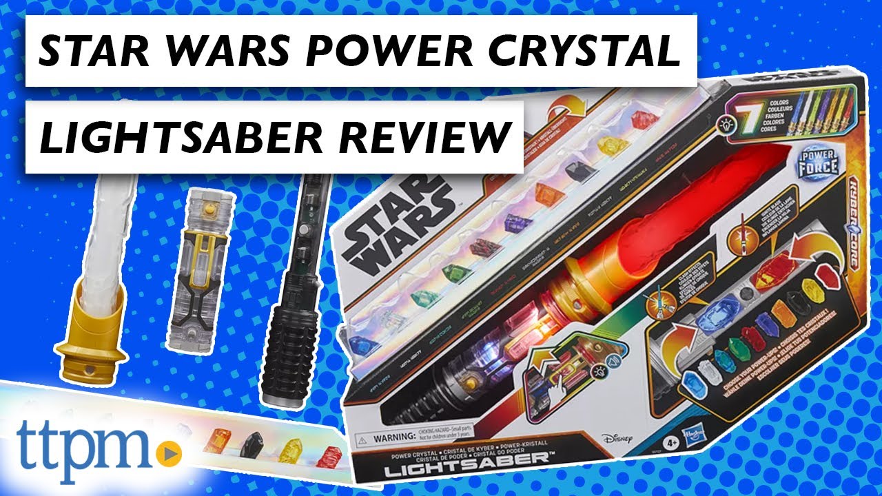 Power Up Star Wars Play with the Power Crystal Lightsaber!