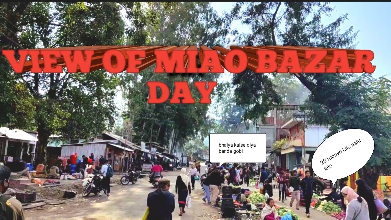 view of miao bazar day.... 🥰## gorkha rider....