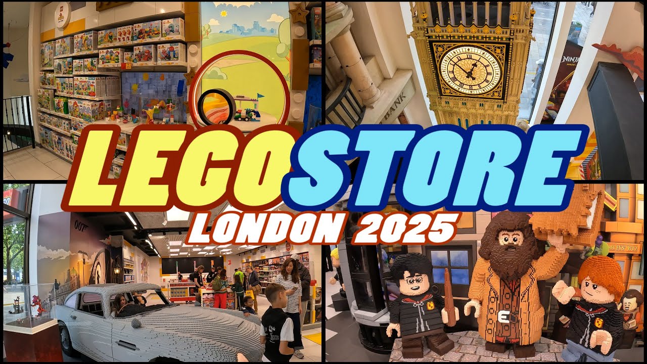 LEGO STORE Tour London 2025 - Leicester Square London [4k]