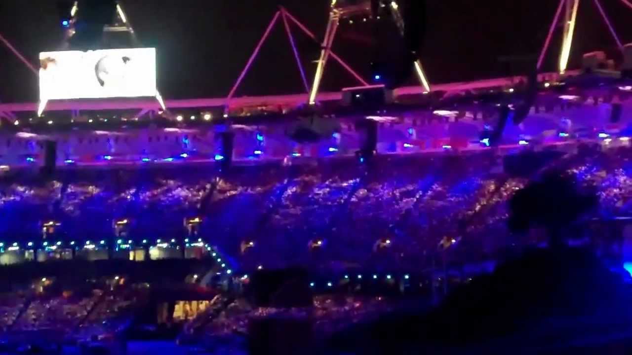Rowan's Chariots of Fire at London2012 Olympic Opening Ceremony.