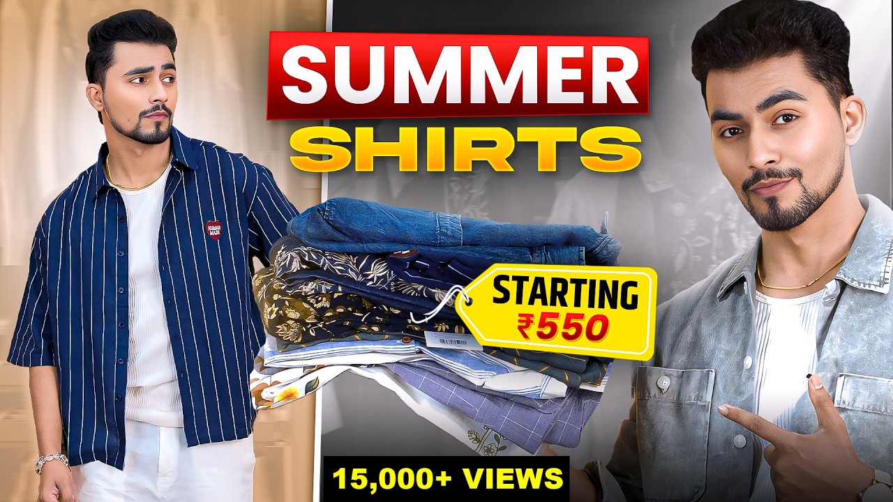 🔥10 Best SUMMER Casual SHIRTS for Men Under ₹1000 | MYNTRA SHIRTS HAUL 2026