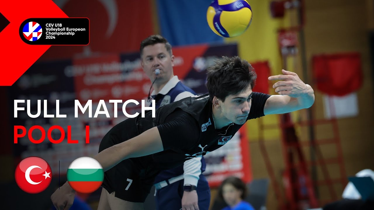 Full Match | Türkiye vs. Bulgaria - CEV U18 Volleyball European Championship 2024 | Men