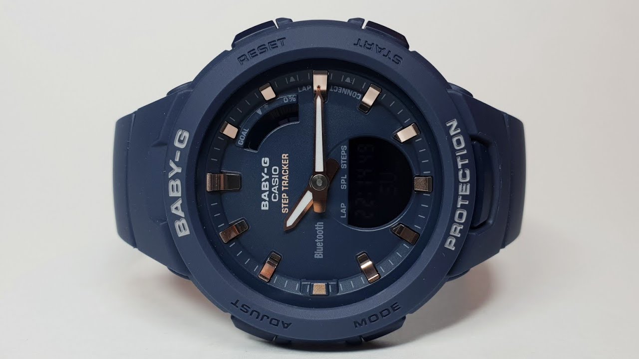 G-SQUAD. CASIO BABY-G BSA-B100-2A. Обзор\Review