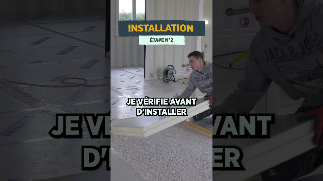 ISOLATION du SOL en POLYUR&Eacute;THANE