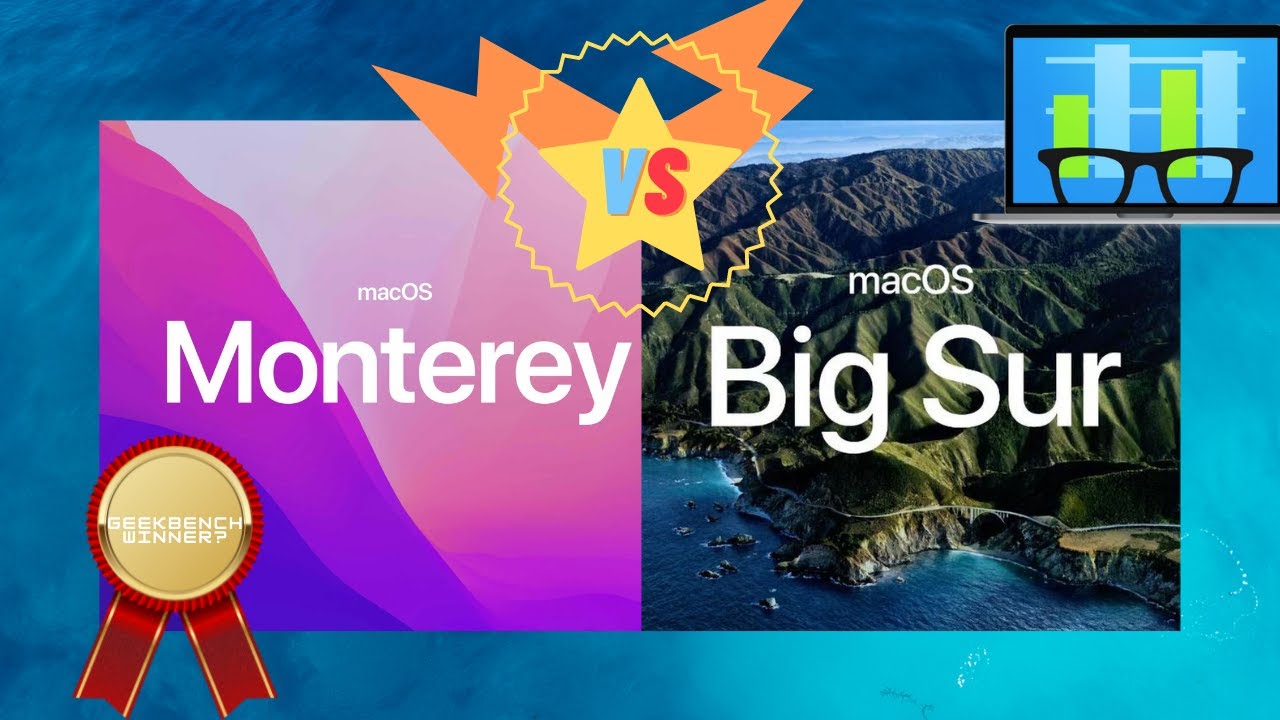 Mac OS Big Sur Vs Mac OS Monterey | Geekbench Test on Mac Book Air M1 chip