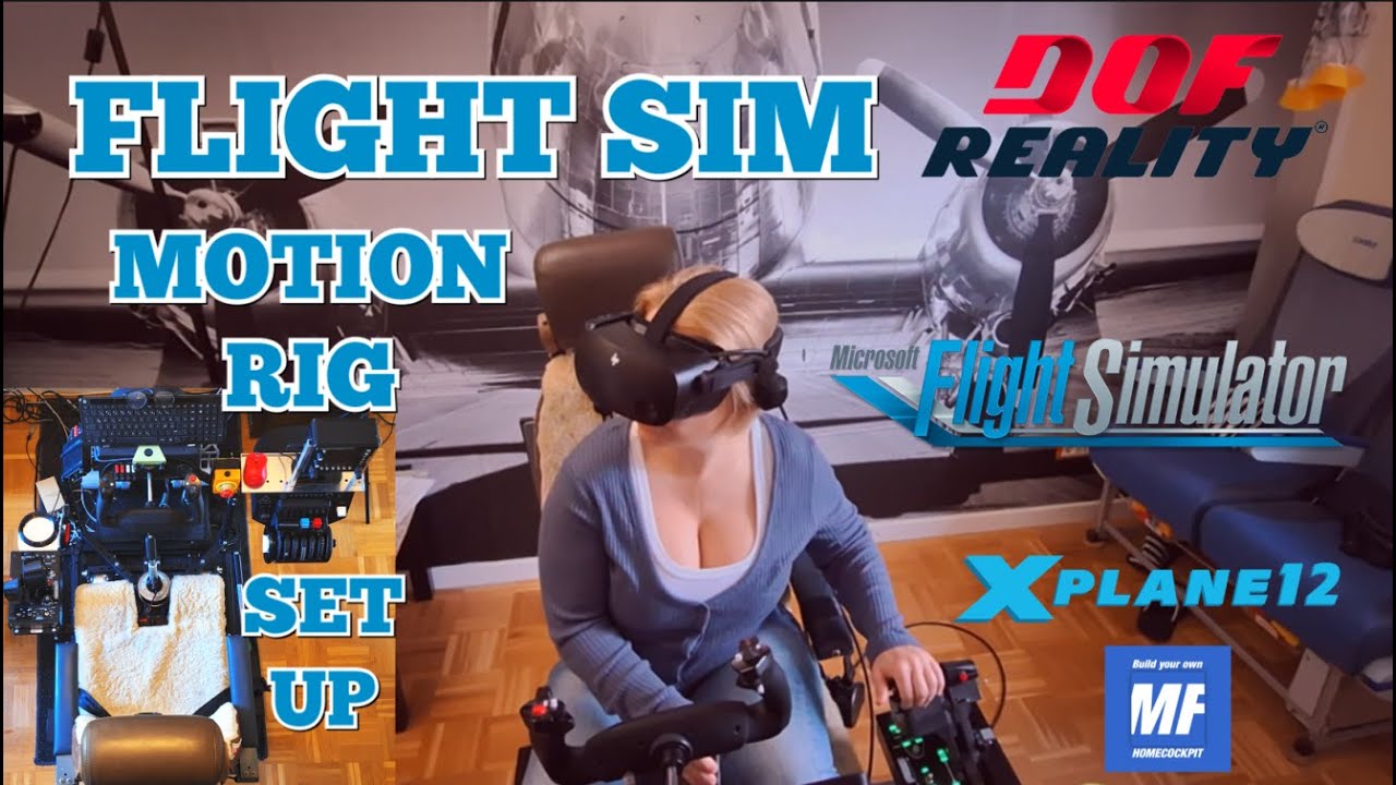 MOTION RIG FLIGHT SIM SET UP DOF REALITY H3 MSFS 2024 2020 XPLANE DCS