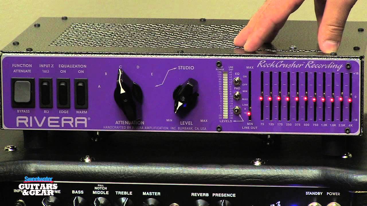 Guitars and Gear Vol. 32 - Rivera RockCrusher Recording Power Attenuator/Speaker Emulator Demo
