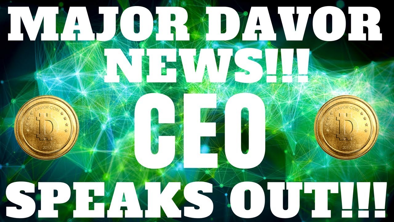 Davor Coin CEO  Speaks Out