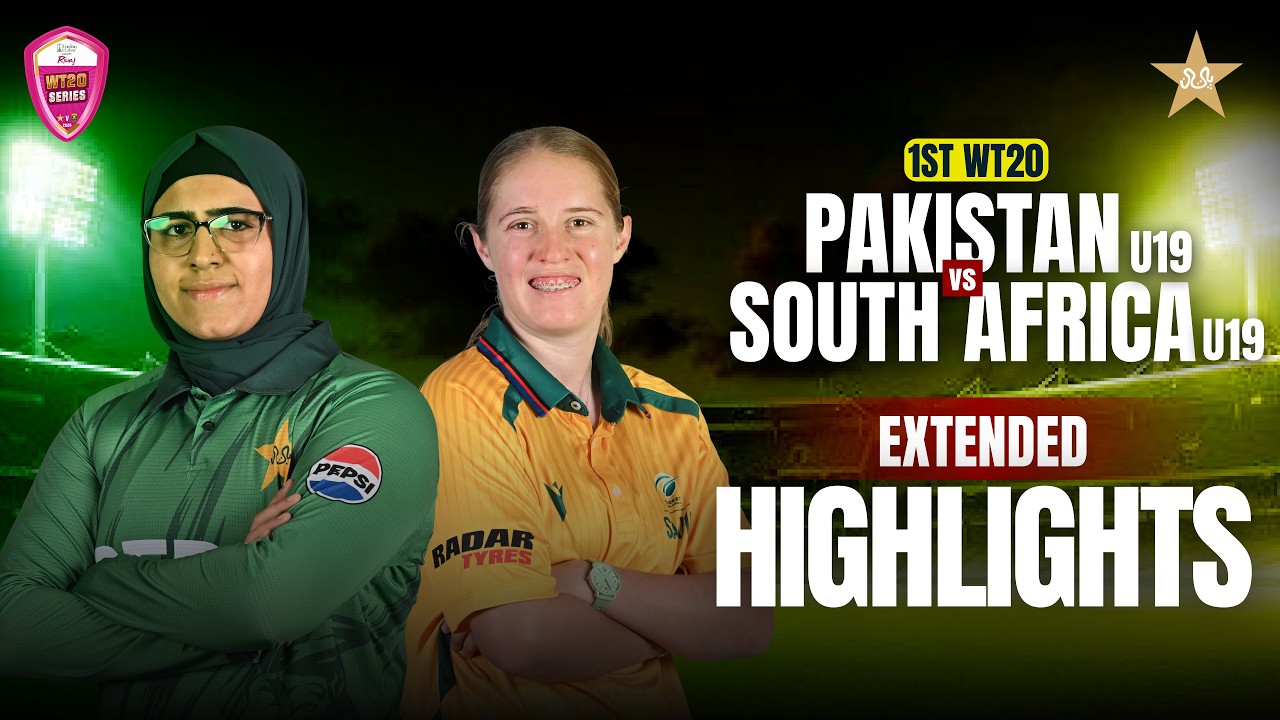 Full Match Highlights | Pakistan Women U19 vs South Africa Women U19 | 1st T20 | MZG1U