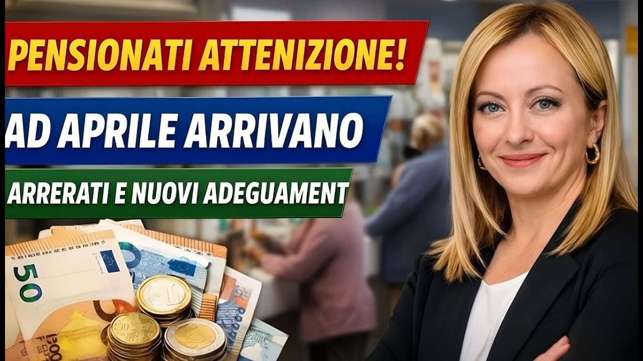 Pensionati Attenzione! Ad Aprile Arrivano Arretrati e Nuovi Adeguamenti