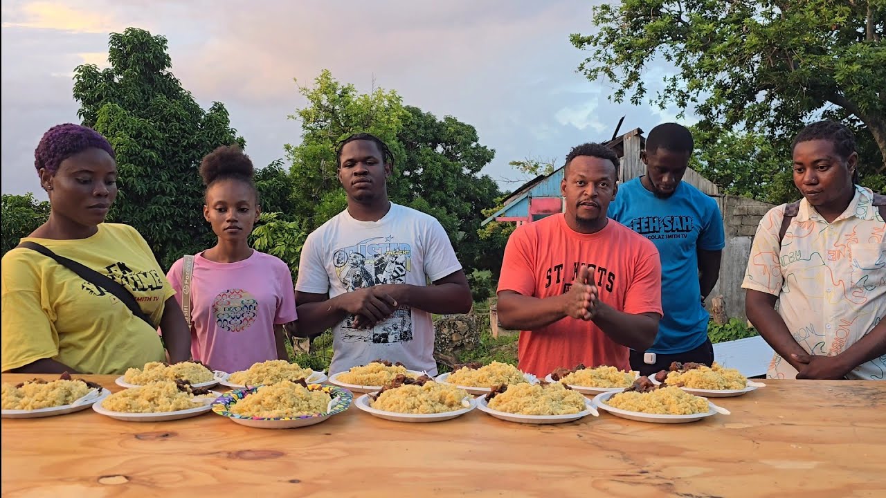 Fever grass stew pork w beat root carrot rice || finish cast the 2nd column under cabin 