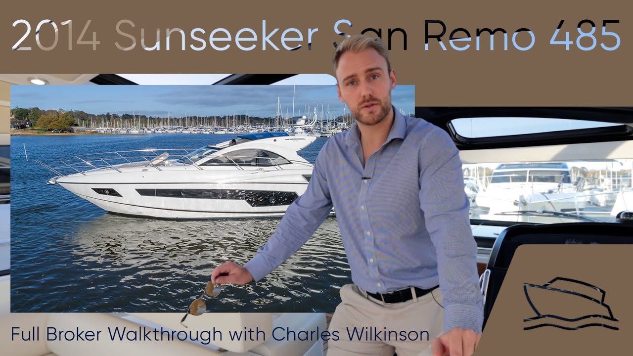 Sunseeker San Remo 485 'Shark' ***FOR SALE*** Full Walkthrough with Charles Wilkinson