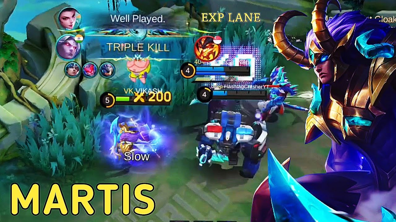 Martis EXP LANE 🐐 | 20 Kills 🔥 | Solo Rank 