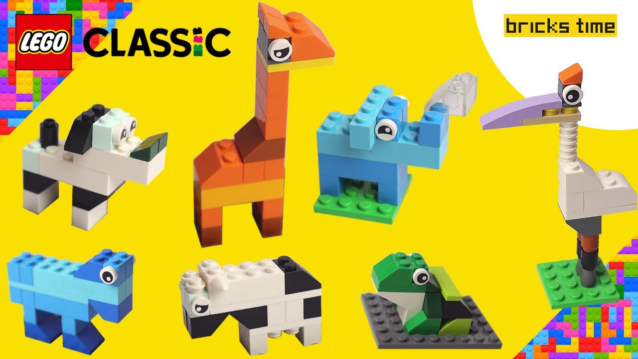 Lego Classic 10696 | LEGO Animals Speed build | Learn Animals for Kids | Ideas & build instructions